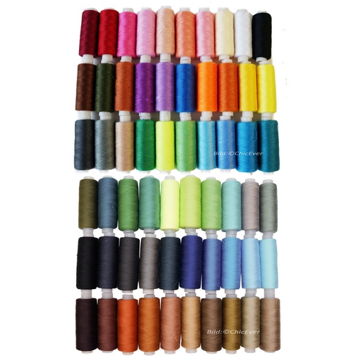 60 Nähgarne je ca.220m Nähgarnset Nähfaden Garn Faden f. Nähmaschinen mehrfabig 8717a/c - zum Schließen ins Bild klicken